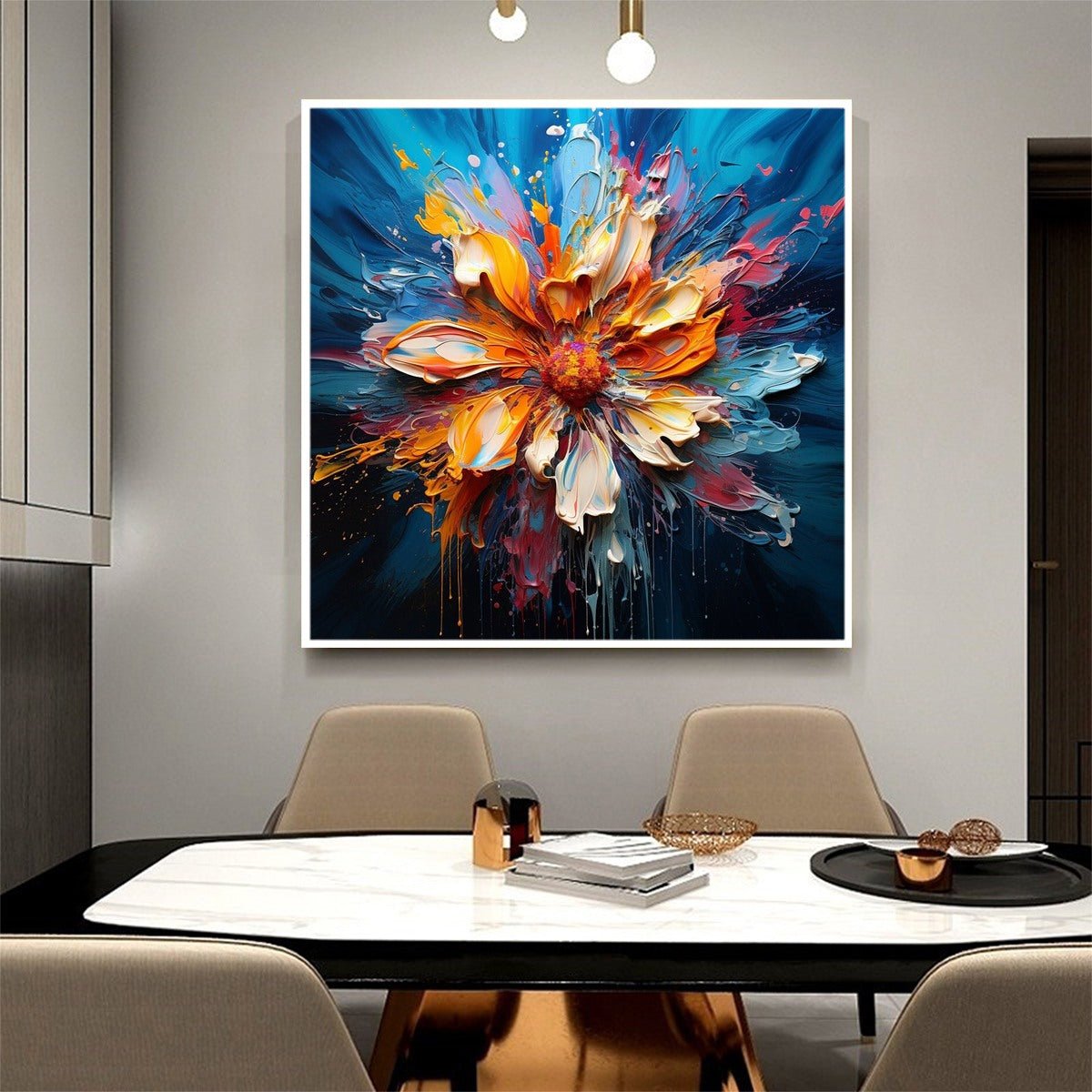 Heavy Texture Palette Knife Wall Art CZ0059 - Viral Wall Art
